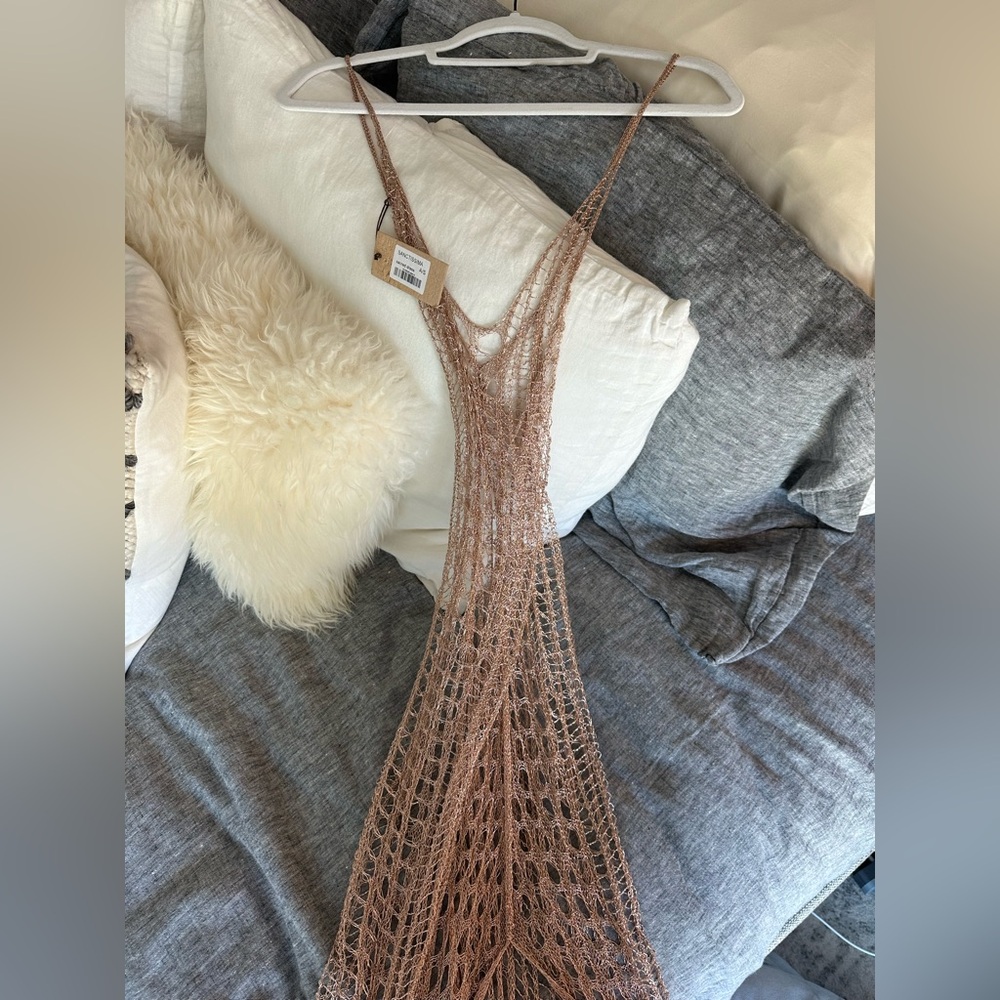 Sanctissima Crochet Dress